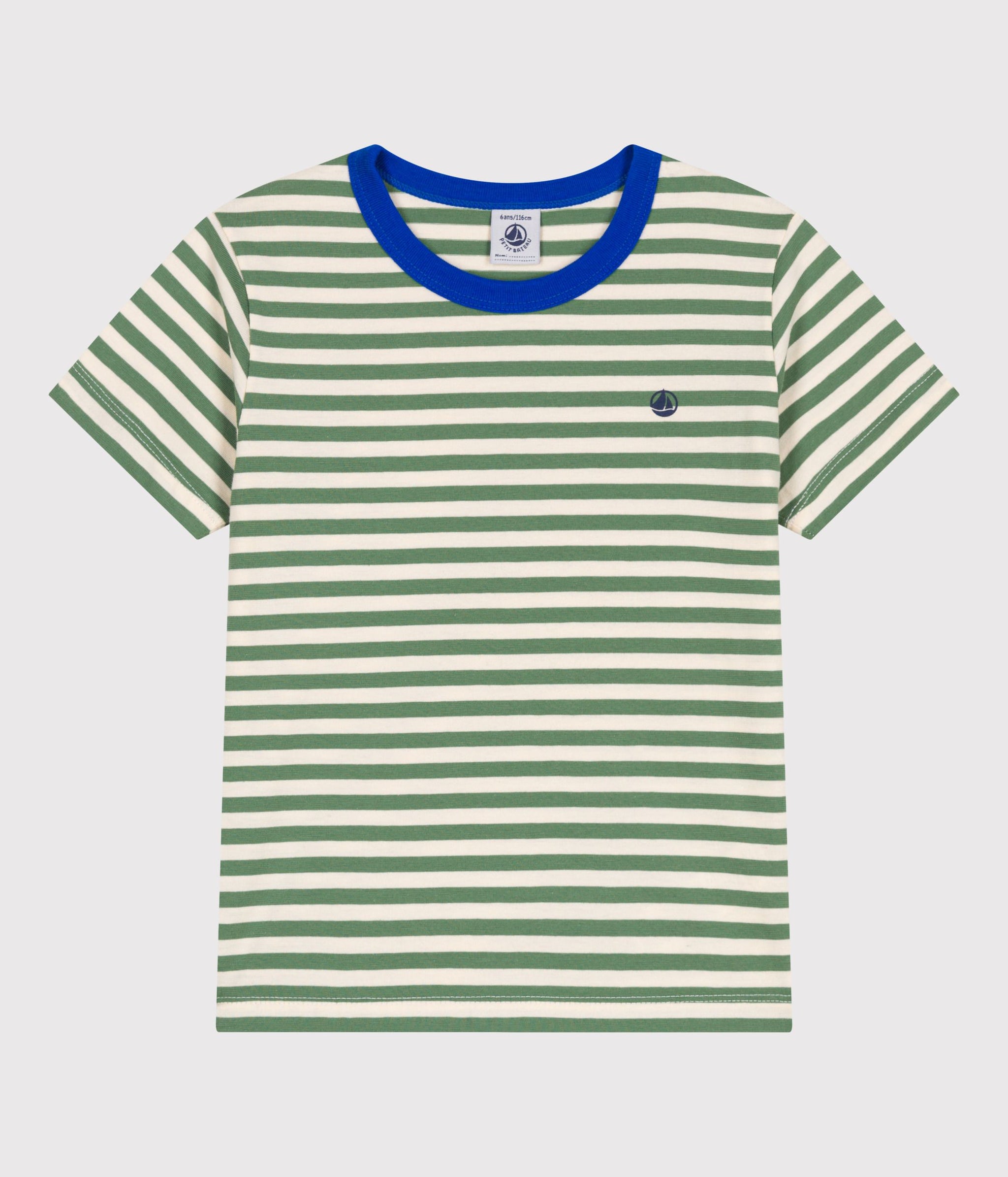 SS25 - A0CYX 01 GREEN CREAM 25% SALE SPRING SUMMER 2025 STRIPES TSHIRTS