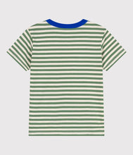 Load image into Gallery viewer, SS25 - A0CYX 01 GREEN CREAM SPRING SUMMER 2025 STRIPES TSHIRTS
