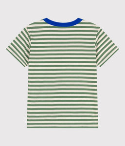 SS25 - A0CYX 01 GREEN CREAM SPRING SUMMER 2025 STRIPES TSHIRTS