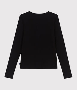 AW25 - A0D06 02 BLACK LONG SLEEVES ICONIC SPRING SUMMER 2025