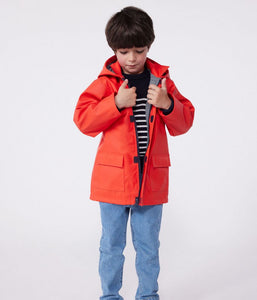 SS25 - A0D0S 01 ORANGE RED JACKET RAINCOATS SPRING SUMMER 2025