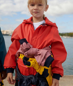 SS25 - A0D0S 01 ORANGE RED JACKET RAINCOATS SAILOR SPRING SUMMER 2025