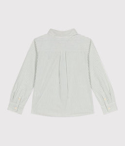 SS25 - A0D0W 02 GREEN WHITE LONG SLEEVES SPRING SUMMER 2025 STRIPES