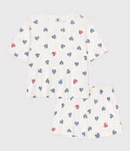 Load image into Gallery viewer, SS25 - A0D1E 01 WHITE MULTI HEARTS ICONIC PYJAMAS SPRING SUMMER 2025
