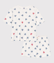 Load image into Gallery viewer, AW25 - A0D1E 01 WHITE MULTI HEARTS ICONIC PYJAMAS SPRING SUMMER 2025
