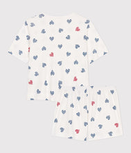 Load image into Gallery viewer, SS25 - A0D1E 01 WHITE MULTI HEARTS ICONIC PYJAMAS SPRING SUMMER 2025
