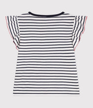 Load image into Gallery viewer, SS25 - A0D35 01 WHITE NAVY SAILOR SHORT SLEEVE SPRING SUMMER 2025 STRIPES
