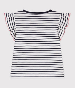 SS25 - A0D35 01 WHITE NAVY SAILOR SHORT SLEEVE SPRING SUMMER 2025 STRIPES