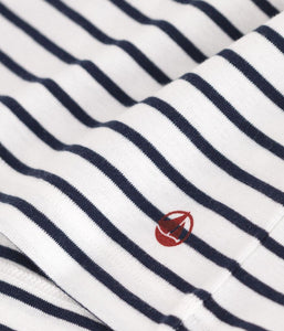 SS25 - A0D35 01 WHITE NAVY SAILOR SHORT SLEEVE SPRING SUMMER 2025 STRIPES