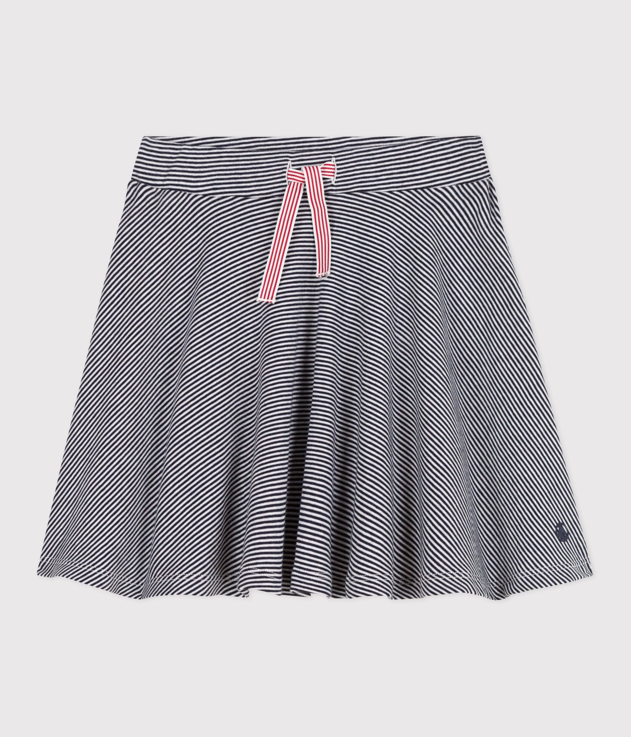 SS25 - A0D37 01 NAVY WHITE 25% SALE SKIRT SPRING SUMMER 2025 STRIPES