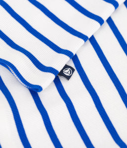 AW25 - A0D3H 01 WHITE BLUE ICONIC SPRING SUMMER 2025 STRIPES TANK TOP