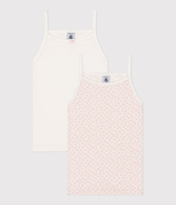 SS25 - A0D3W 00 WHITE PINK 25% SALE CAMISOLE SPRING SUMMER 2025 T-SHIRTS UNDERWEARS