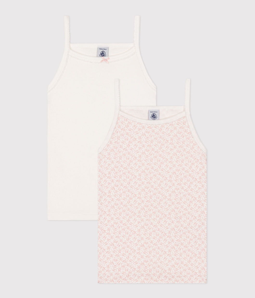 SS25 - A0D3W 00 WHITE PINK 25% SALE CAMISOLE SPRING SUMMER 2025 T-SHIRTS UNDERWEARS