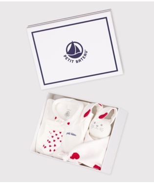 SS25 - A0D5V 00 WHITE RED 25% SALE ACCESSORIES BODYSUITS HEARTS NEWBORN OUTFITS SPRING SUMMER 2025