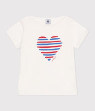 Load image into Gallery viewer, SS25 - A0D6L 03 WHITE HEARTS SHORT SLEEVE SPRING SUMMER 2025 T-SHIRTS
