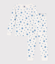 Load image into Gallery viewer, SS25 - A0D6W 01 WHITE STARS LONG SLEEVES PYJAMAS SPRING SUMMER 2025
