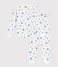 Load image into Gallery viewer, SS25 - A0D6W 01 WHITE STARS 25% SALE LONG SLEEVES PYJAMAS SPRING SUMMER 2025
