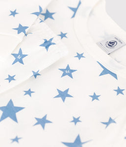 SS25 - A0D6W 01 WHITE STARS LONG SLEEVES PYJAMAS SPRING SUMMER 2025