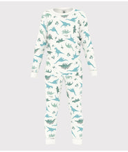Load image into Gallery viewer, SS25 - A0D6W 02 WHITE DINOSAUR 25% SALE LONG SLEEVES PYJAMAS SPRING SUMMER 2025
