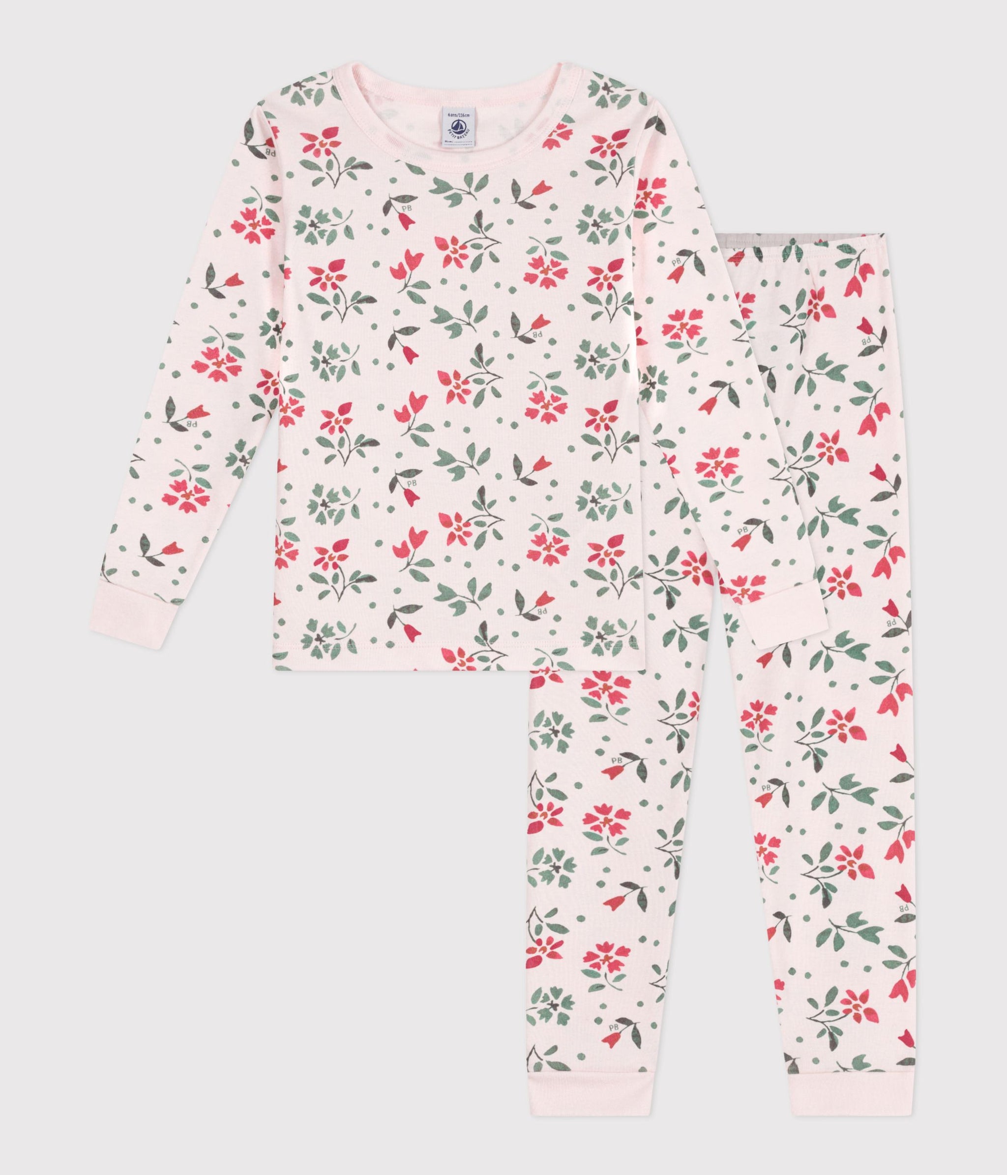 SS25 - A0D78 01 PINK MULTI 25% SALE FLORAL LONG SLEEVES PYJAMAS SPRING SUMMER 2025