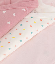 Load image into Gallery viewer, AW25 - A0DCT 00 PINK MULTI BODYSUITS FALL WINTER 2025/26 HEARTS LONG SLEEVES NEWBORN
