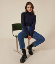 Load image into Gallery viewer, AW25 - A0AKD 03 NAVY LONG SLEEVES FALL WINTER 2025/26 TURTLENECK
