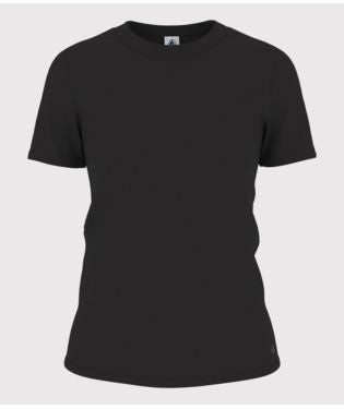 AW25 - A0AKE 01 BLACK SHORT SLEEVES CREWNECK TEE FALL WINTER 2025/26 ICONIC PERMANENTS T-SHIRTS