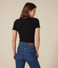 Load image into Gallery viewer, AW25 - A0AKE 01 BLACK SHORT SLEEVES CREWNECK TEE FALL WINTER 2025/26 ICONIC PERMANENTS T-SHIRTS
