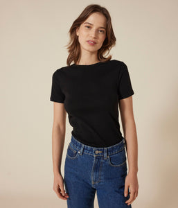AW25 - A0AKE 01 BLACK SHORT SLEEVES CREWNECK TEE FALL WINTER 2025/26 ICONIC PERMANENTS T-SHIRTS