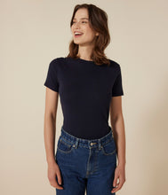 Load image into Gallery viewer, AW25 - A0AKE 18 NAVY SHORT SLEEVES CREWNECK TEE FALL WINTER 2025/26 ICONIC T-SHIRTS
