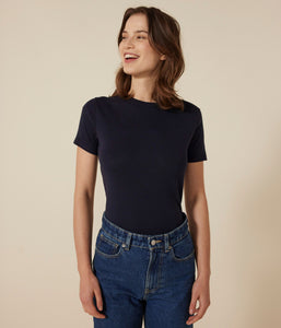 AW25 - A0AKE 18 NAVY SHORT SLEEVES CREWNECK TEE FALL WINTER 2025/26 ICONIC T-SHIRTS
