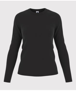 AW25 - A0AKG 17 BLACK LONG SLEEVES CREWNECK TEE FALL WINTER 2025/26 ICONIC PERMANENTS T-SHIRTS