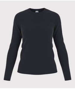 AW25 - A0AKG 18 NAVY LONG SLEEVES CREWNECK TEE FALL WINTER 2025/26 T-SHIRTS