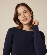 Load image into Gallery viewer, AW25 - A0AKG 18 NAVY LONG SLEEVES CREWNECK TEE FALL WINTER 2025/26 T-SHIRTS
