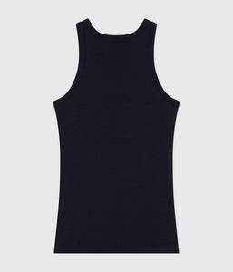 AW25 - A0AKH 18 NAVY CREWNECK TEE FALL WINTER 2025/26 ICONIC TANK TOP