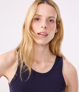 AW25 - A0AKH 18 NAVY CREWNECK TEE FALL WINTER 2025/26 ICONIC TANK TOP