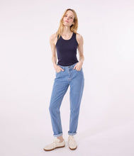 Load image into Gallery viewer, AW25 - A0AKH 18 NAVY CREWNECK TEE FALL WINTER 2025/26 ICONIC TANK TOP

