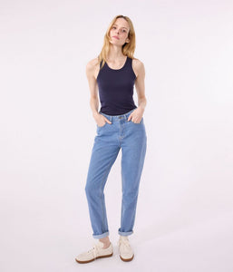 AW25 - A0AKH 18 NAVY CREWNECK TEE FALL WINTER 2025/26 ICONIC TANK TOP