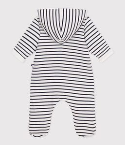 AW25 - A0CG4 01 WHITE NAVY FALL WINTER 2025/26 LONG SLEEVES OUTFITS OVERALLS STRIPES