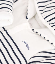 Load image into Gallery viewer, AW25 - A0CG4 01 WHITE NAVY FALL WINTER 2025/26 LONG SLEEVES OUTFITS OVERALLS STRIPES

