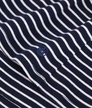 Load image into Gallery viewer, AW25 - A0D3Q 01 NAVY WHITE SHORT SLEEVES CREWNECK TEE FALL WINTER 2025/26 ICONIC STRIPES
