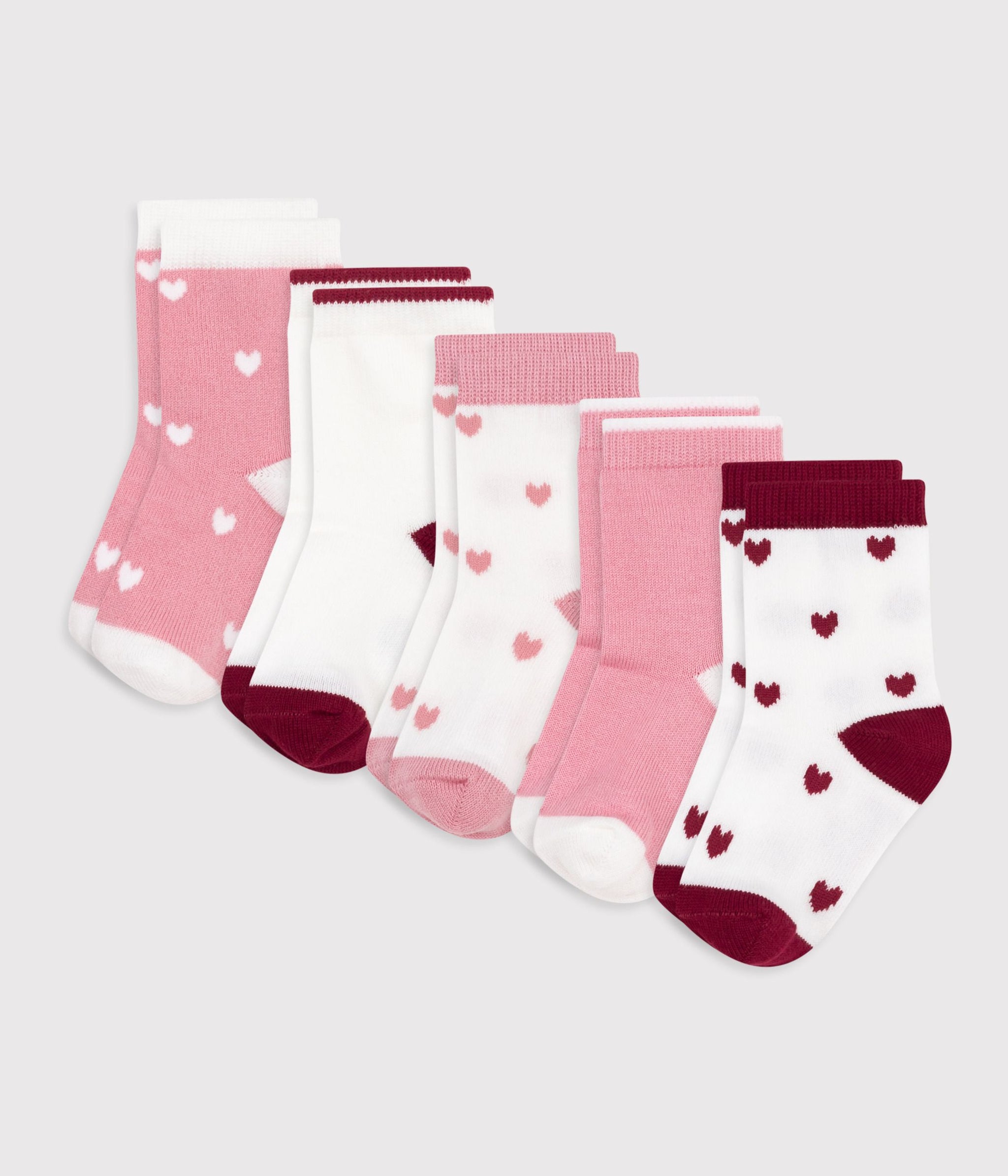 AW25 - A0DP1 01 PINK MULTI ACCESSORIES FALL WINTER 2025/26 HEARTS SOCKS