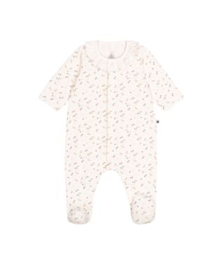 AW25 - A0DQQ 01 WHITE MULTI BODYSUITS FALL WINTER 2025/26 FLORAL LONG SLEEVES NEWBORN OUTFITS
