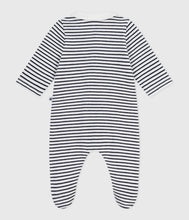 Load image into Gallery viewer, AW25 - A0DR1 01 WHITE NAVY FALL WINTER 2025/26 NEWBORN OUTFITS STRIPES

