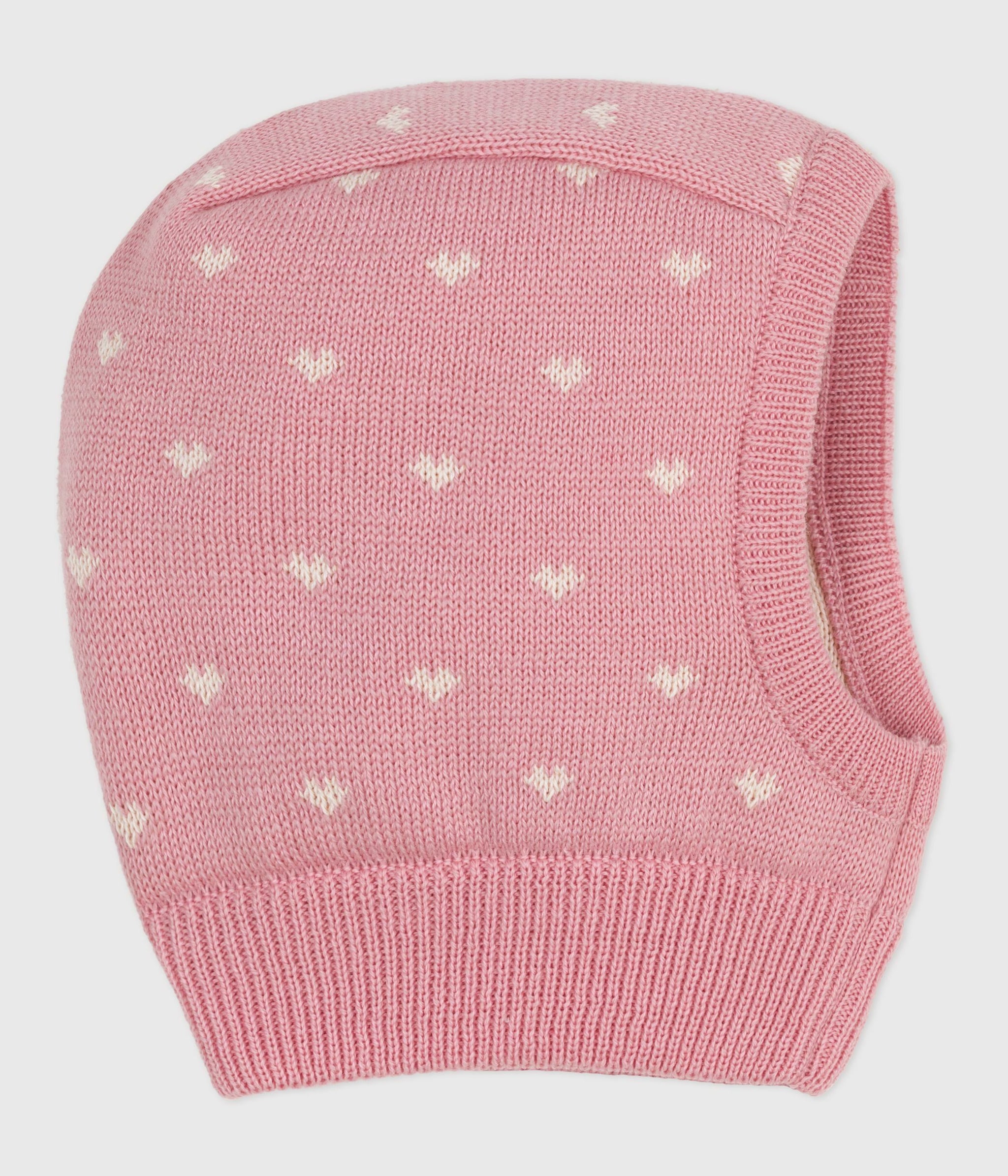 AW25 - A0DRF 01 PINK WHITE ACCESSORIES FALL WINTER 2025/26 HAT HEARTS