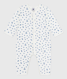AW25 - A0DSF 01 WHITE BLUE FALL WINTER 2025/26 NEWBORN OUTFITS ROMPERS