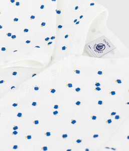AW25 - A0DSF 01 WHITE BLUE FALL WINTER 2025/26 NEWBORN OUTFITS ROMPERS
