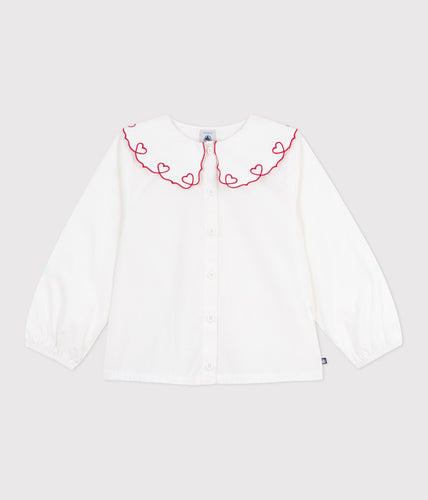 AW25 - A0DSU 01 WHITE FALL WINTER 2025/26 HEARTS LONG SLEEVES