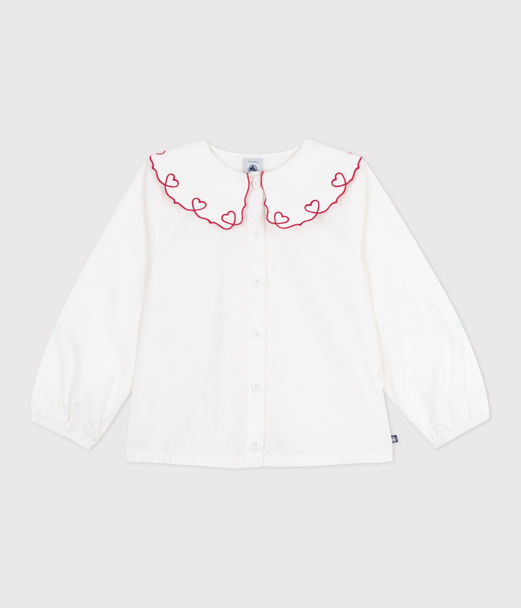 AW25 - A0DSU 01 WHITE FALL WINTER 2025/26 HEARTS LONG SLEEVES
