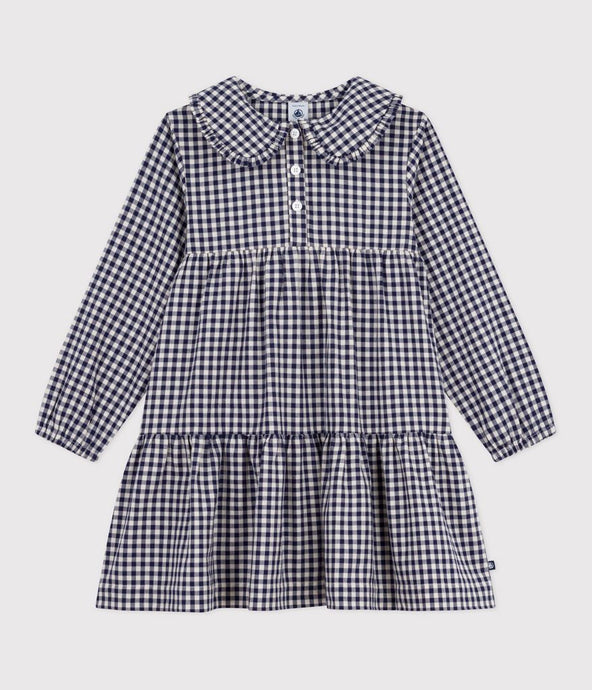 AW25 - A0DT0 01 NAVY WHITE DRESSES FALL WINTER 2025/26 LONG SLEEVES